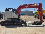 Side of used Excavator